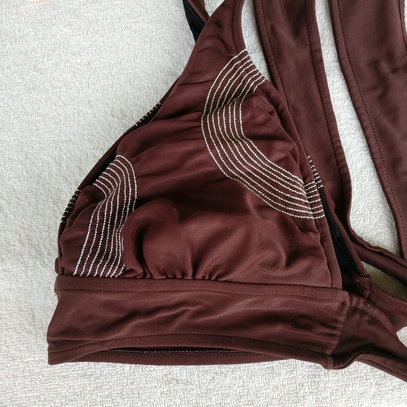 Tropical 🏖️ Escape Bikini Top Size 12 - Picture 7 of 11